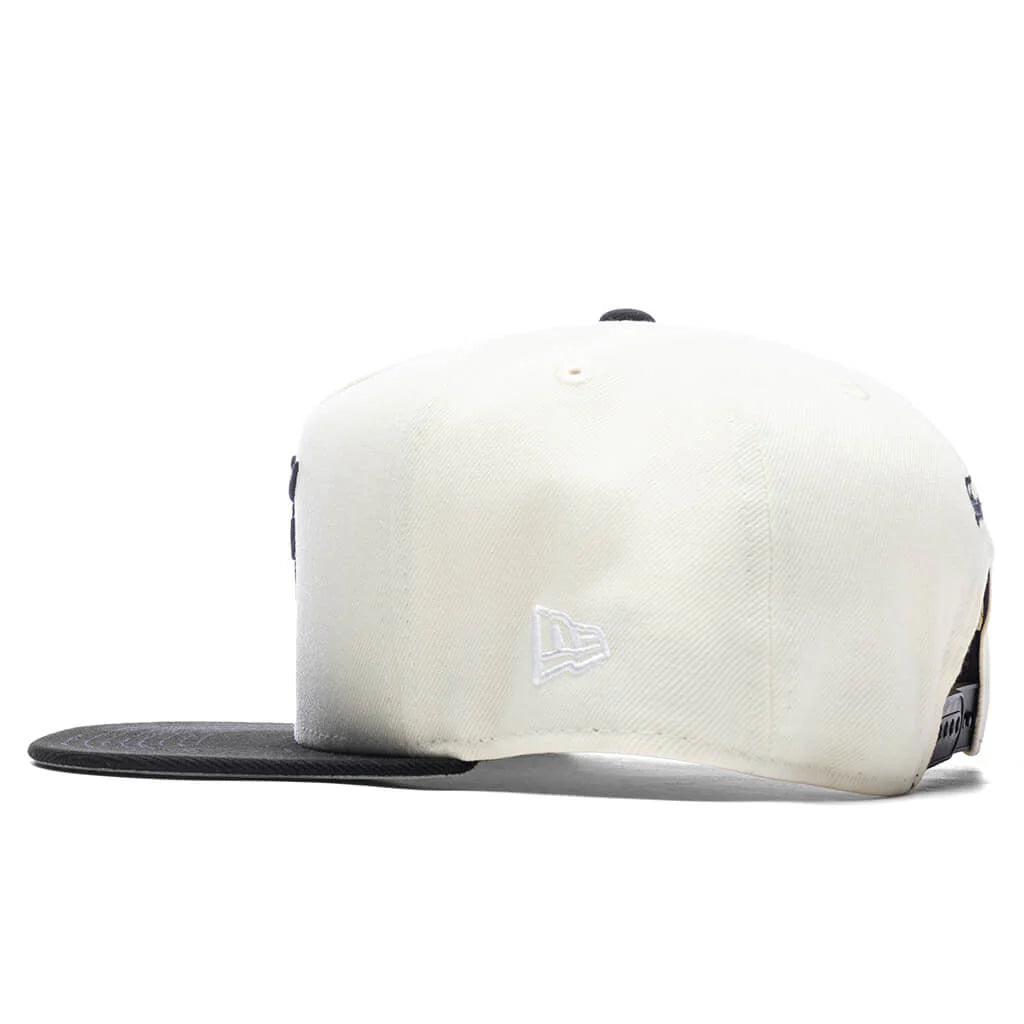 FEATURE x New Era 9Fifty A Frame Old English F Snapback Chrome Black