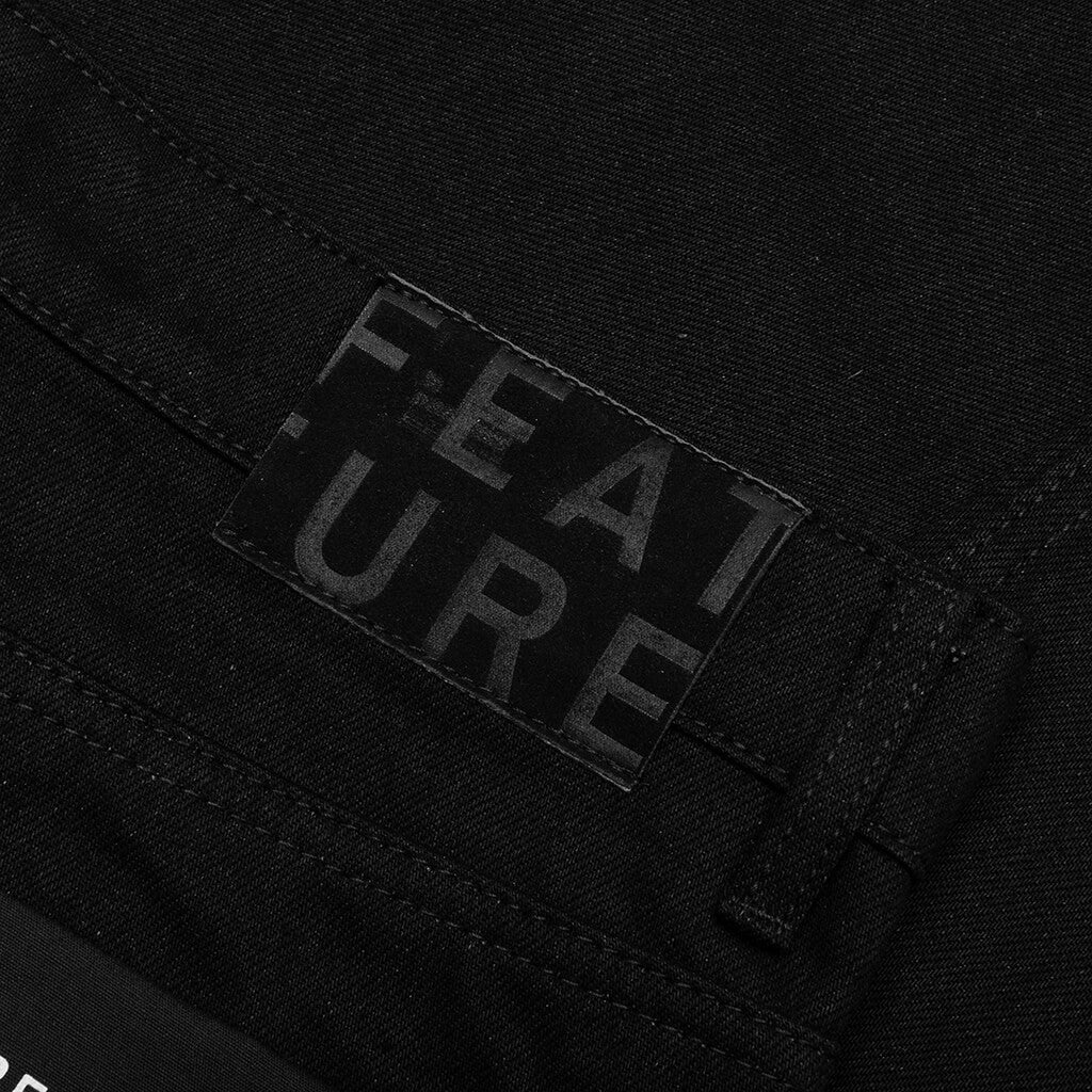 Jacob Tapered Denim Jet Black