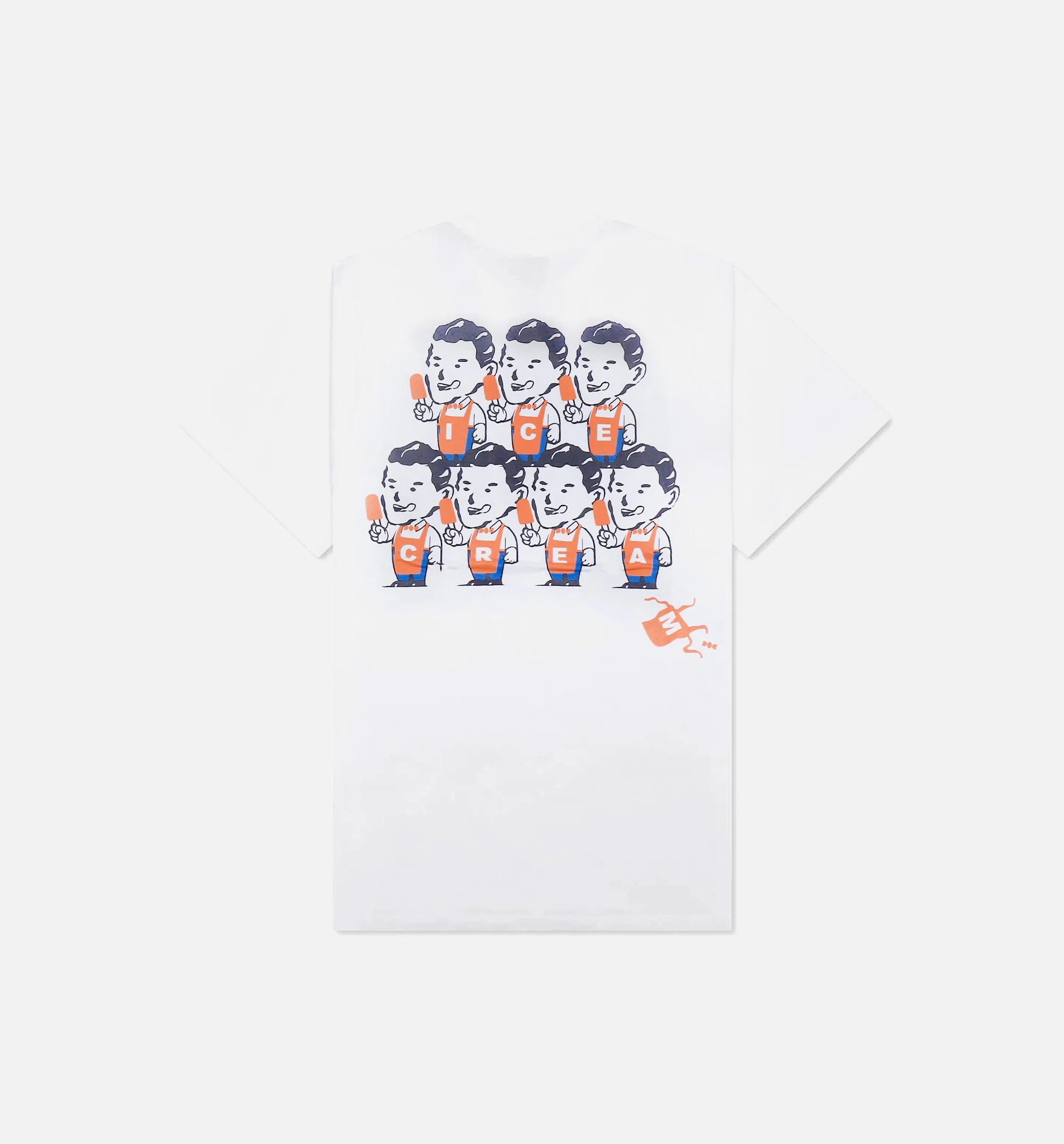 Bobble Short Sleeve Tee Mens T Shirt White