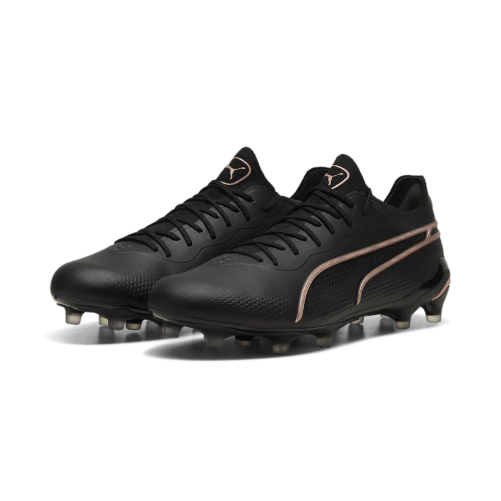 PUMA King Ultimate FG AG Firm Ground Soccer Cleats Black Copper