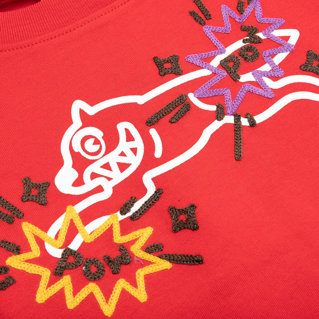 Kids Pop S S Tee Racing Red