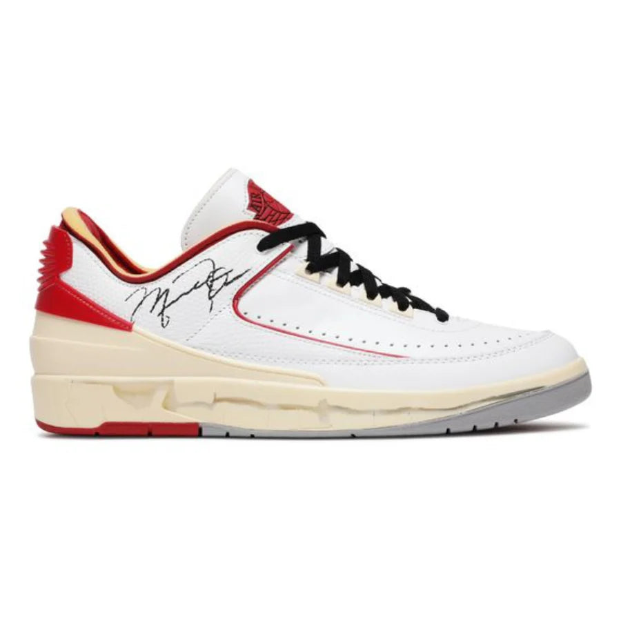 Nike Air Jordan 2 x Off White Retro Low SP White Varsity Red