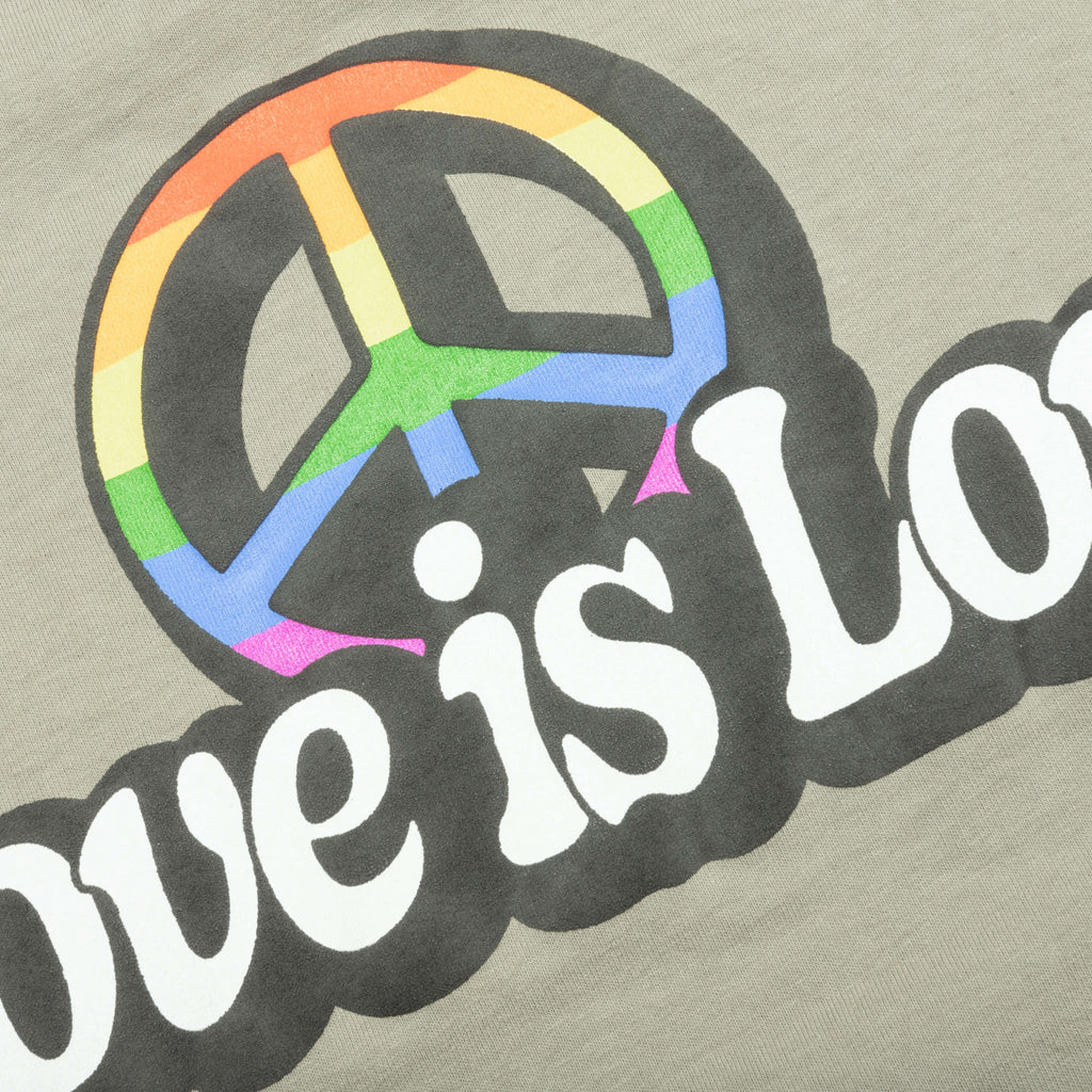 Love is Love Tee Oil Green