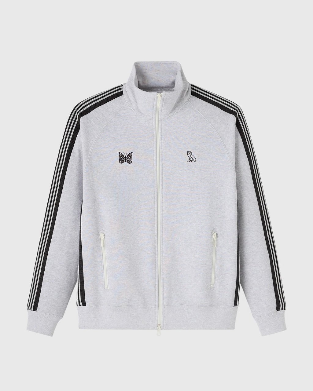 NEEDLES Full Zip Track Jacket Heather Grey