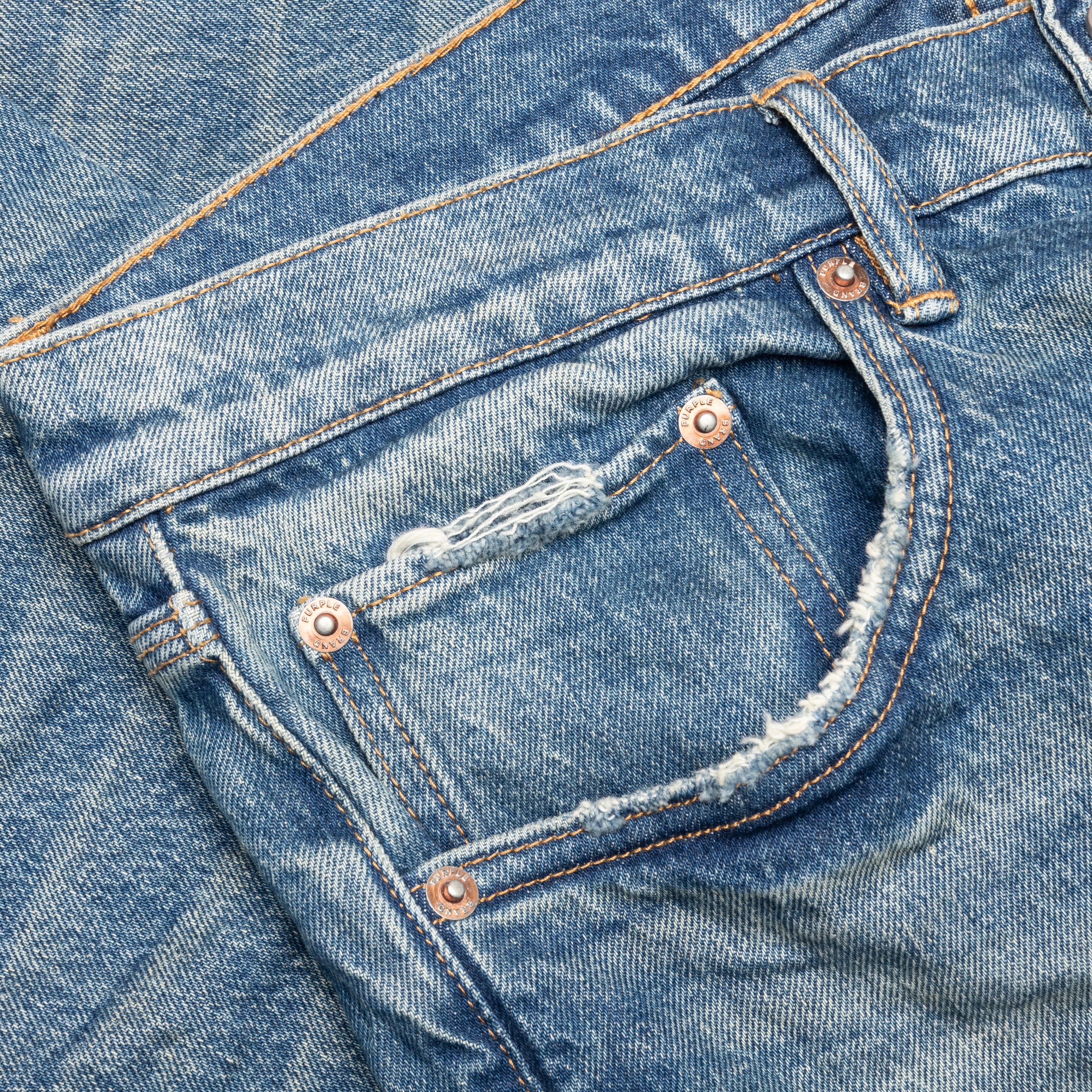 Vintage Knee Blowout Mid Indigo 2