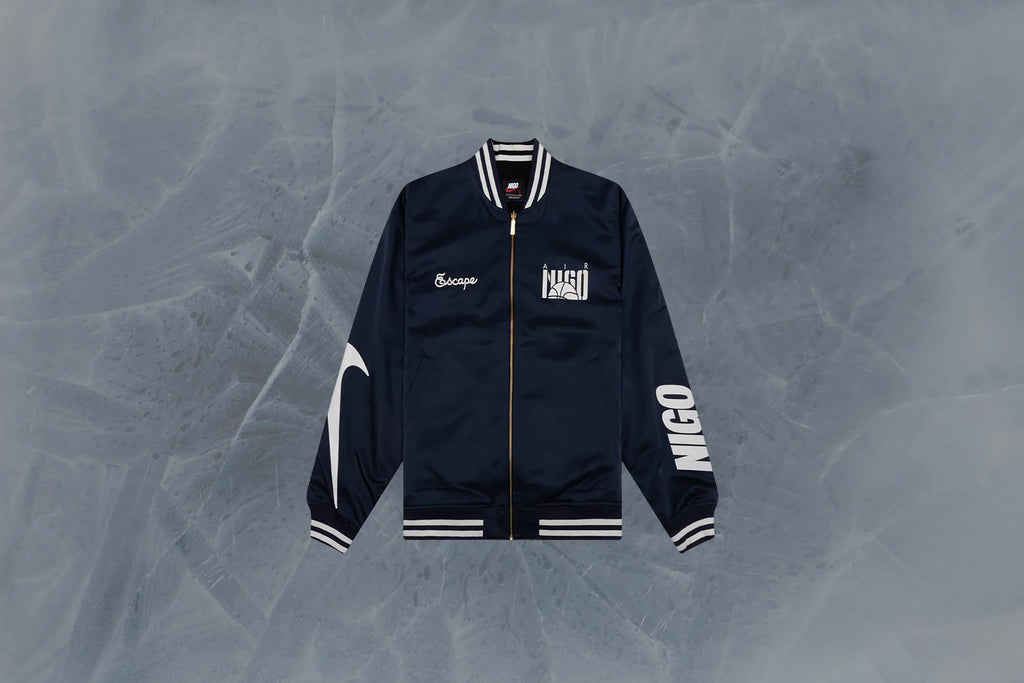 Nike x NIGO Coach Jacket Midnight Navy Black