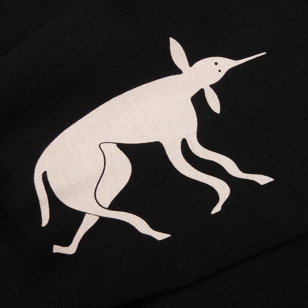 Non Grand Cafe Hooded Sweatshirt Black