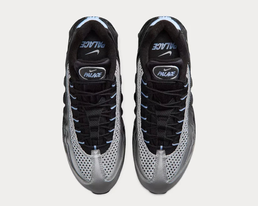 Air Max 95 Big Bubble x Palace Metallic Silver and Aluminium