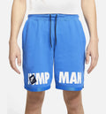Jumpman Classics Box Logo Fleece Mens Shorts Blue Black