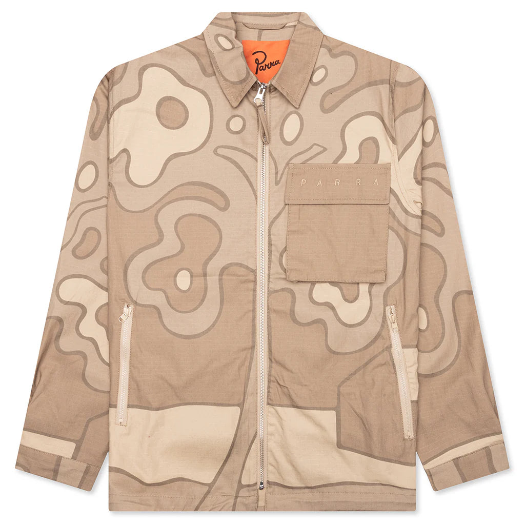 Fruit Tree Camo Shirt Tan