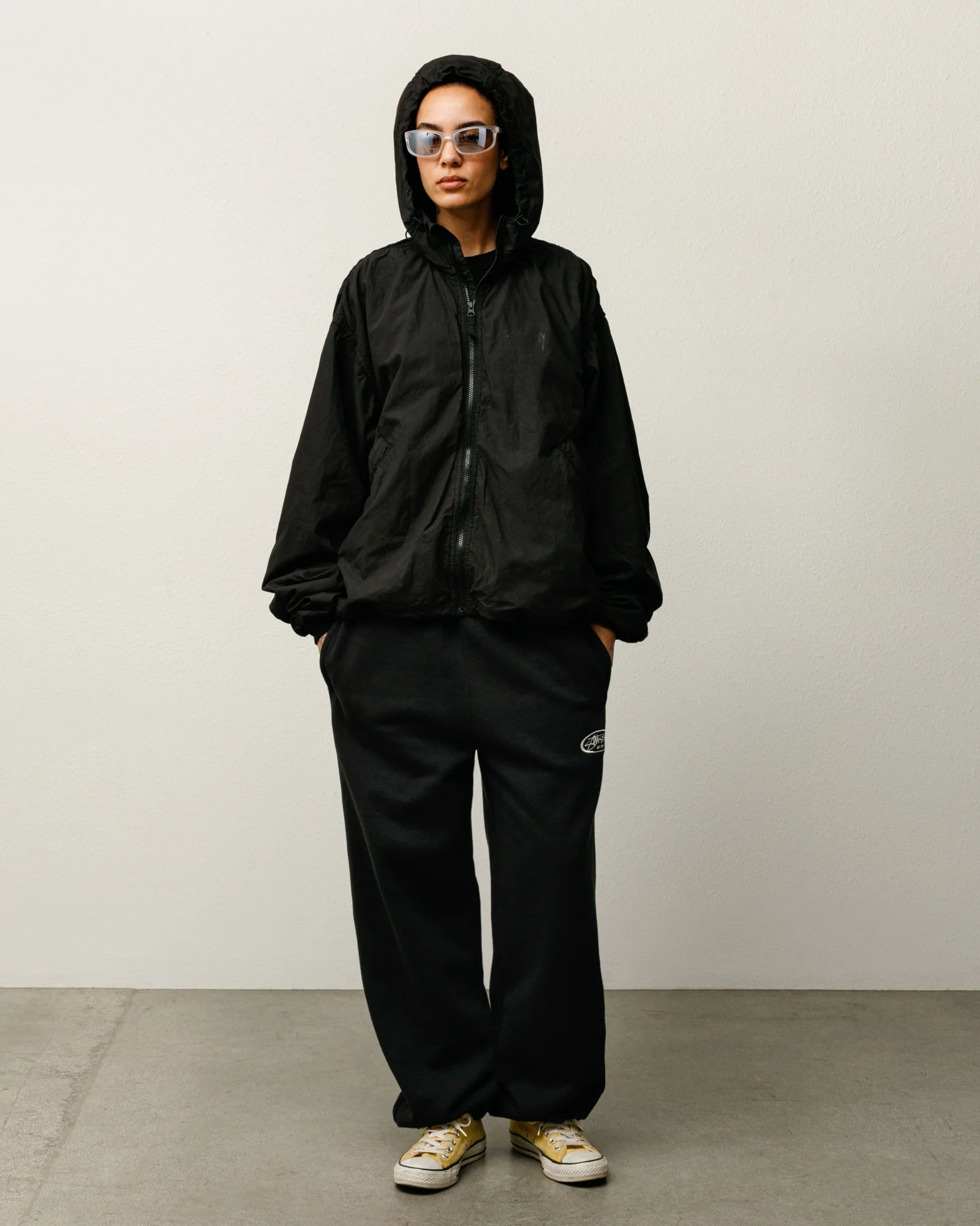 DOUBLE COTTON HOODED JACKET