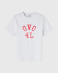 OVO4L Ladder Stitch Tee White