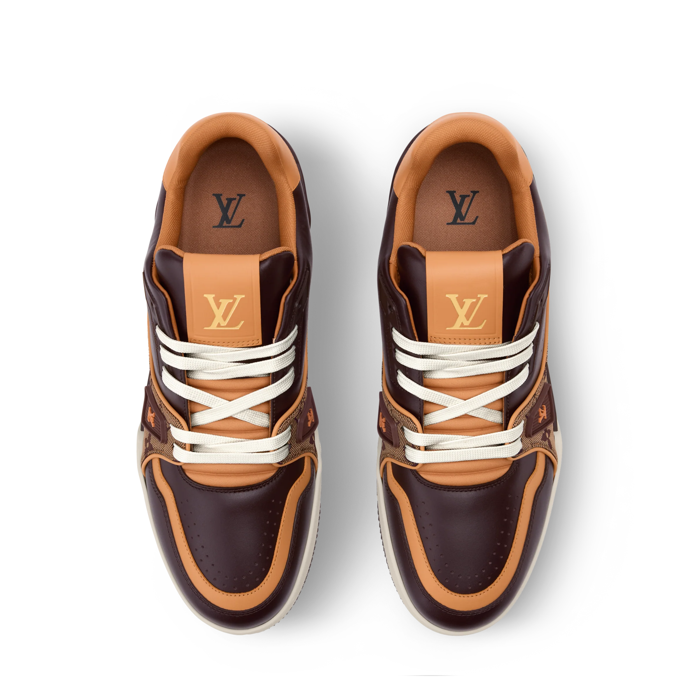 Louis Vuitton LV Trainer Brown Monogram Leather Sneaker