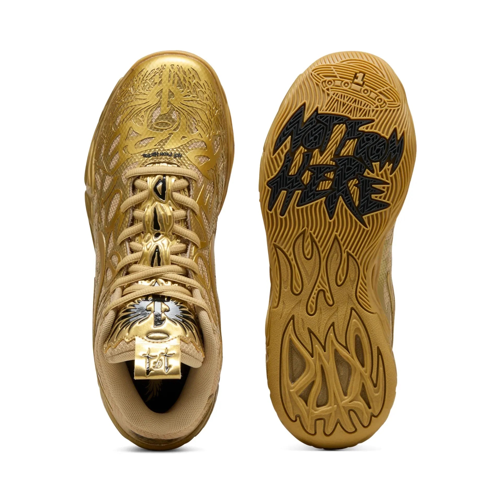 Tênis Puma LaMelo Ball MB04 Gold Child