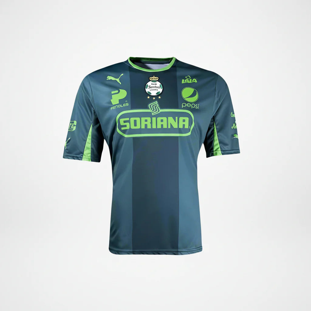 PUMA Santos Away Jersey 2013 Blue Green