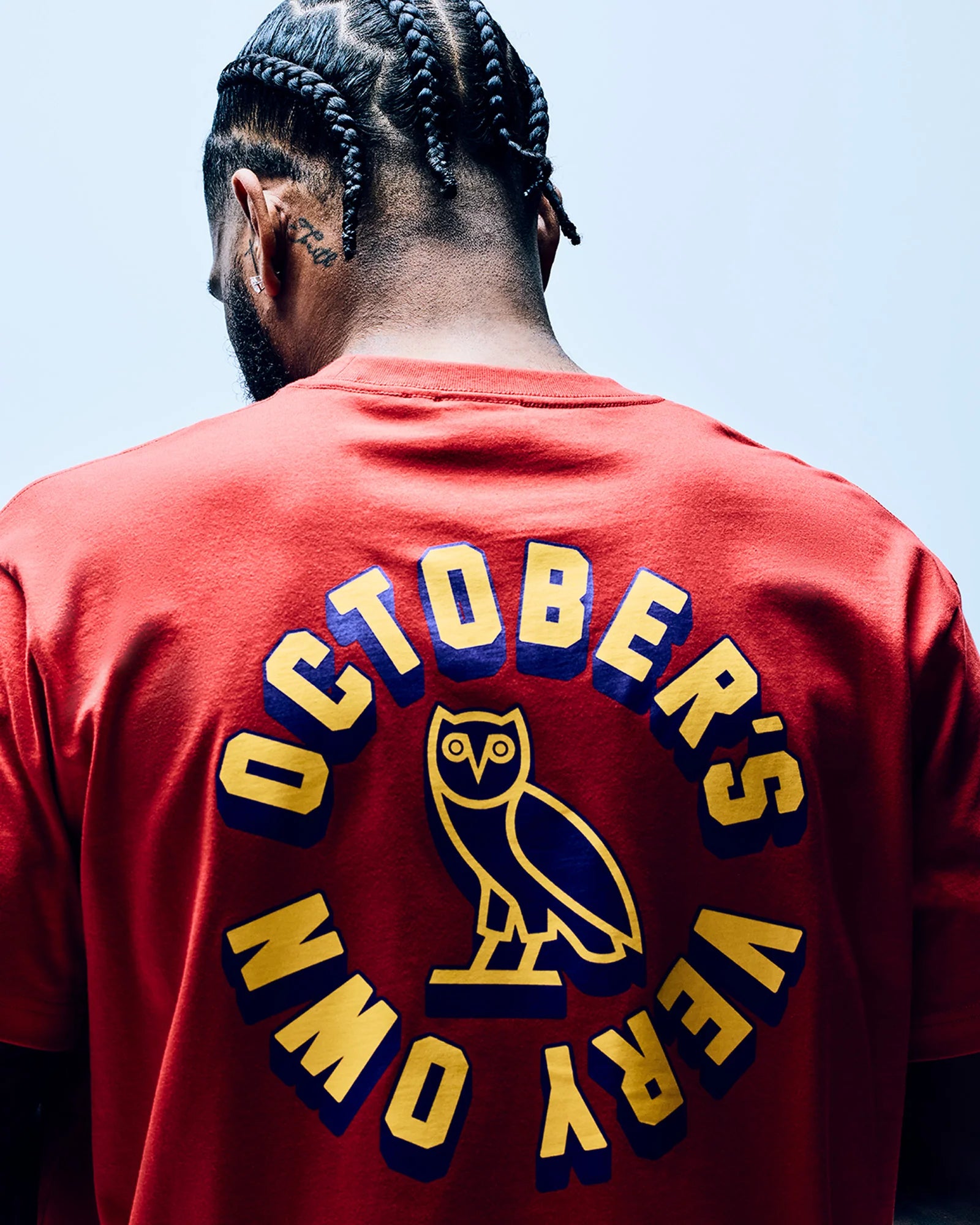 Circle Wordmark Tee Red