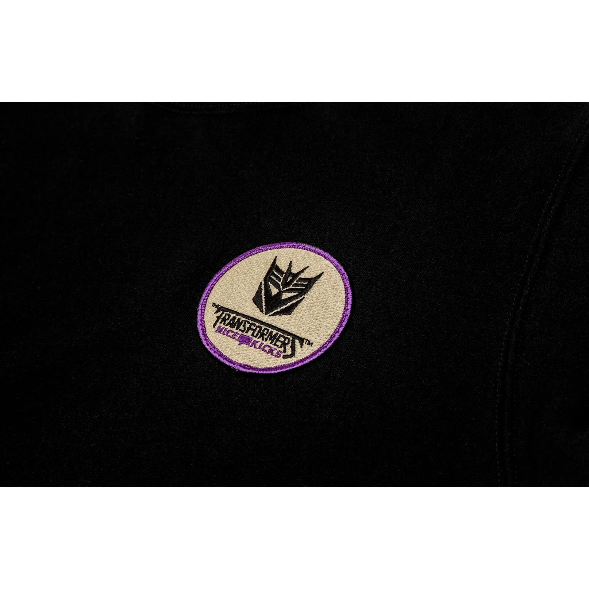 Nice Kicks X Transformers Decepticon Crewneck Sweater Mens Black