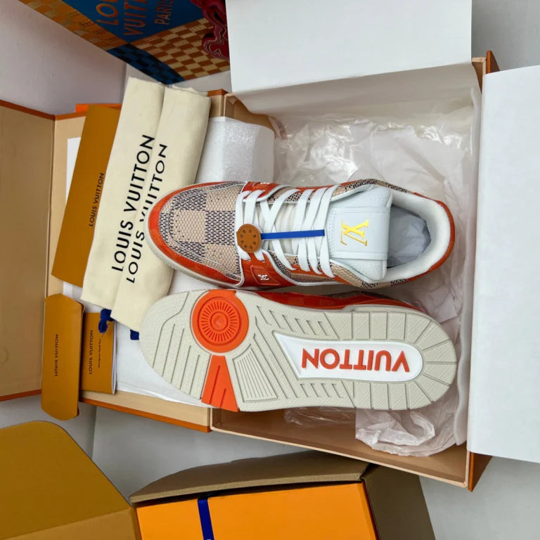 Louis Vuitton LV Trainer 54 Sneakers Orange