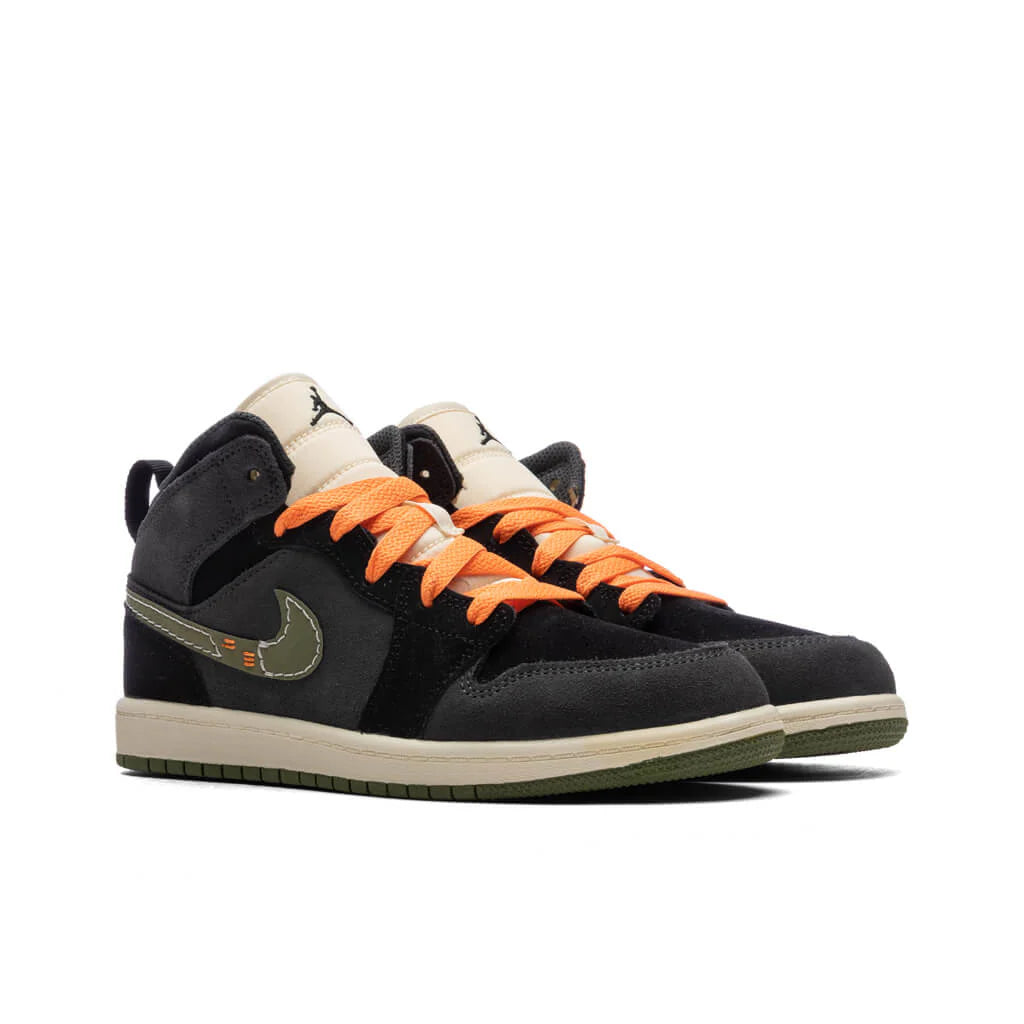 Jordan 1 Mid SE Craft PS Anthracite Sky J Light Olive Black