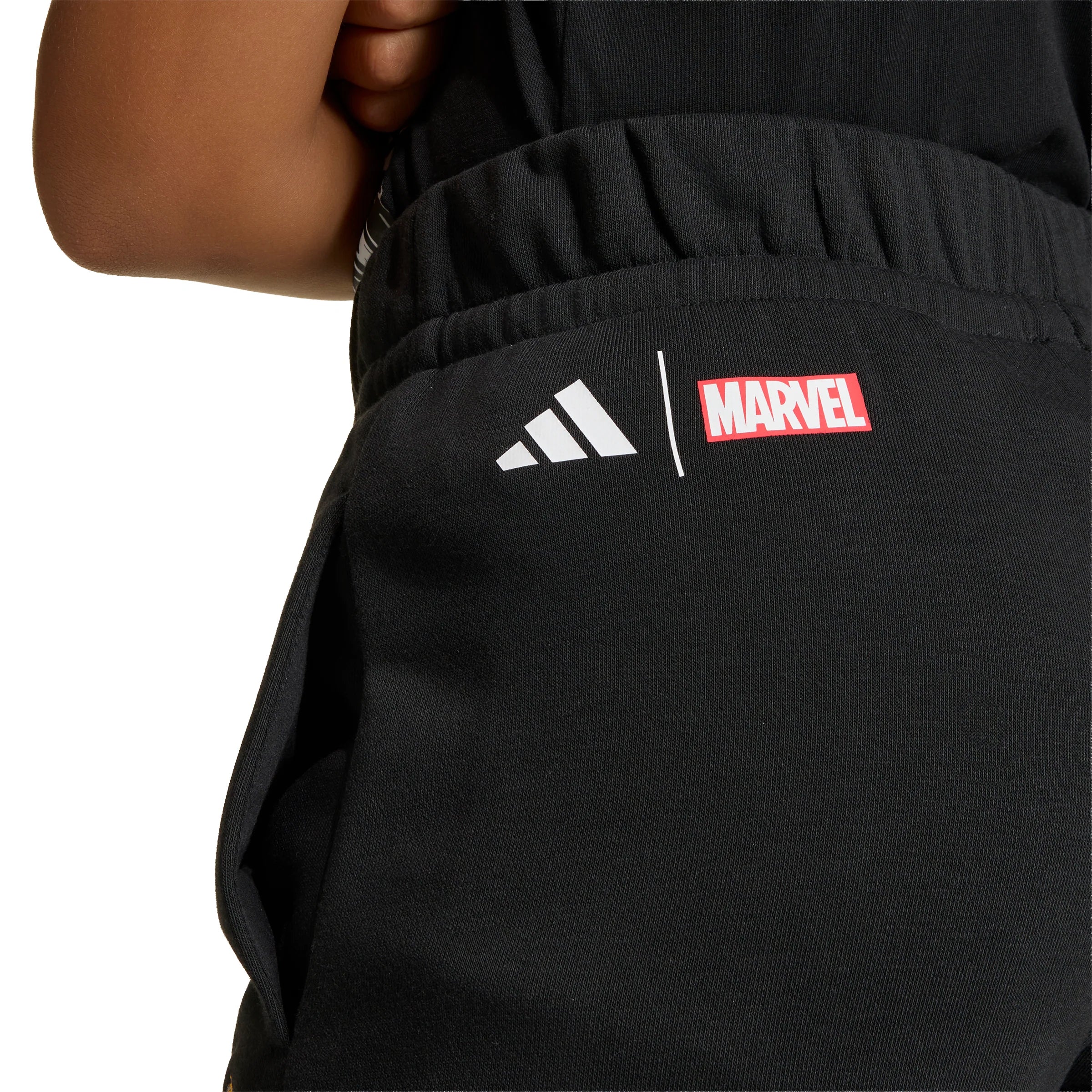 adidas Real Madrid Avengers Youth Soccer Tracksuit Bottoms Black