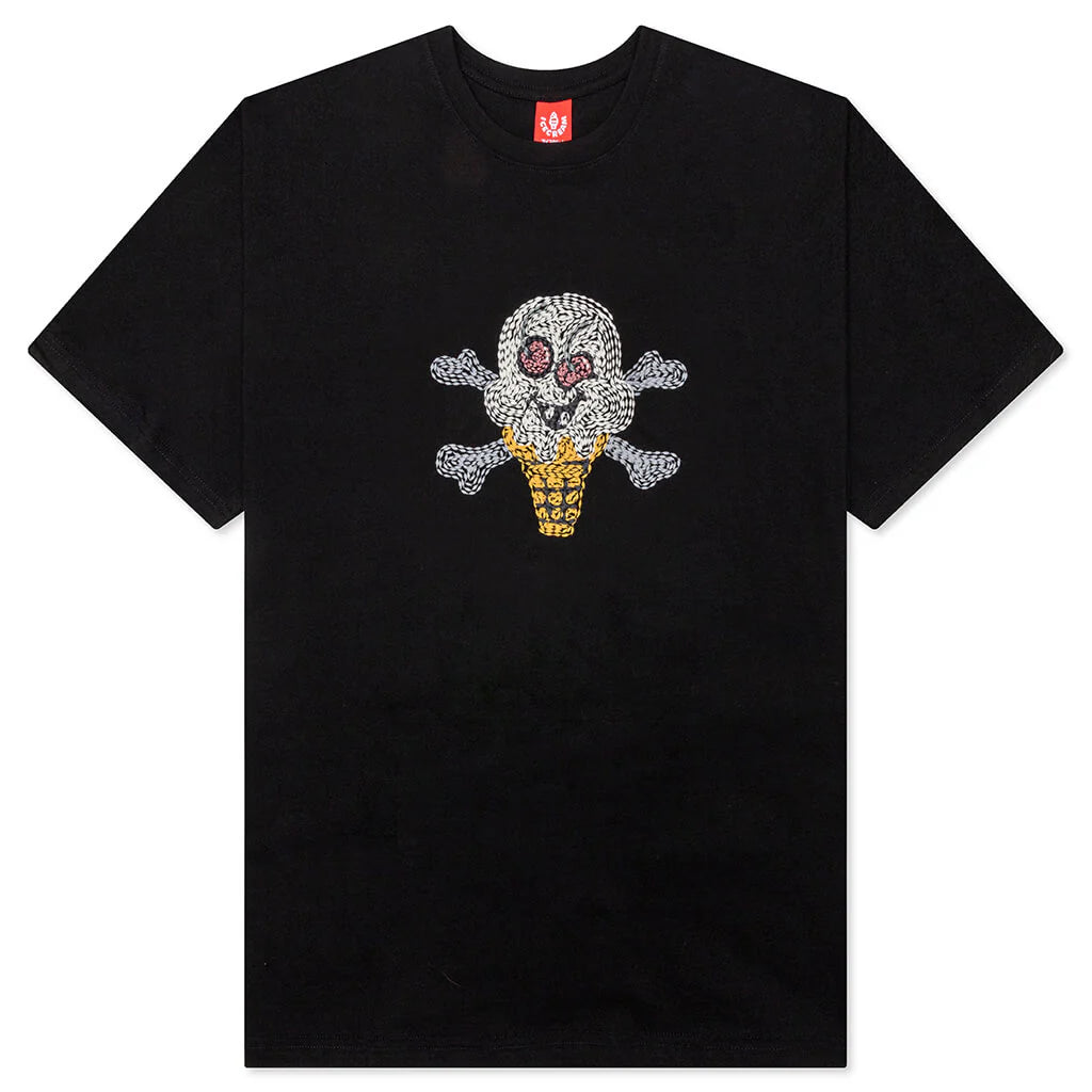 Cherry Face S S Knit Black