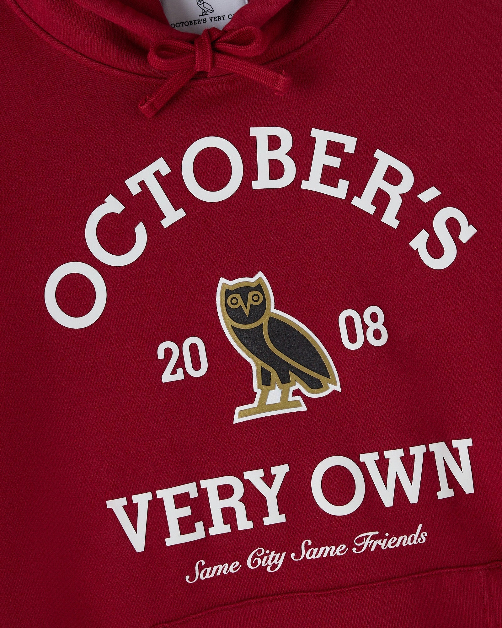 Collegiate Hoodie Deep Red