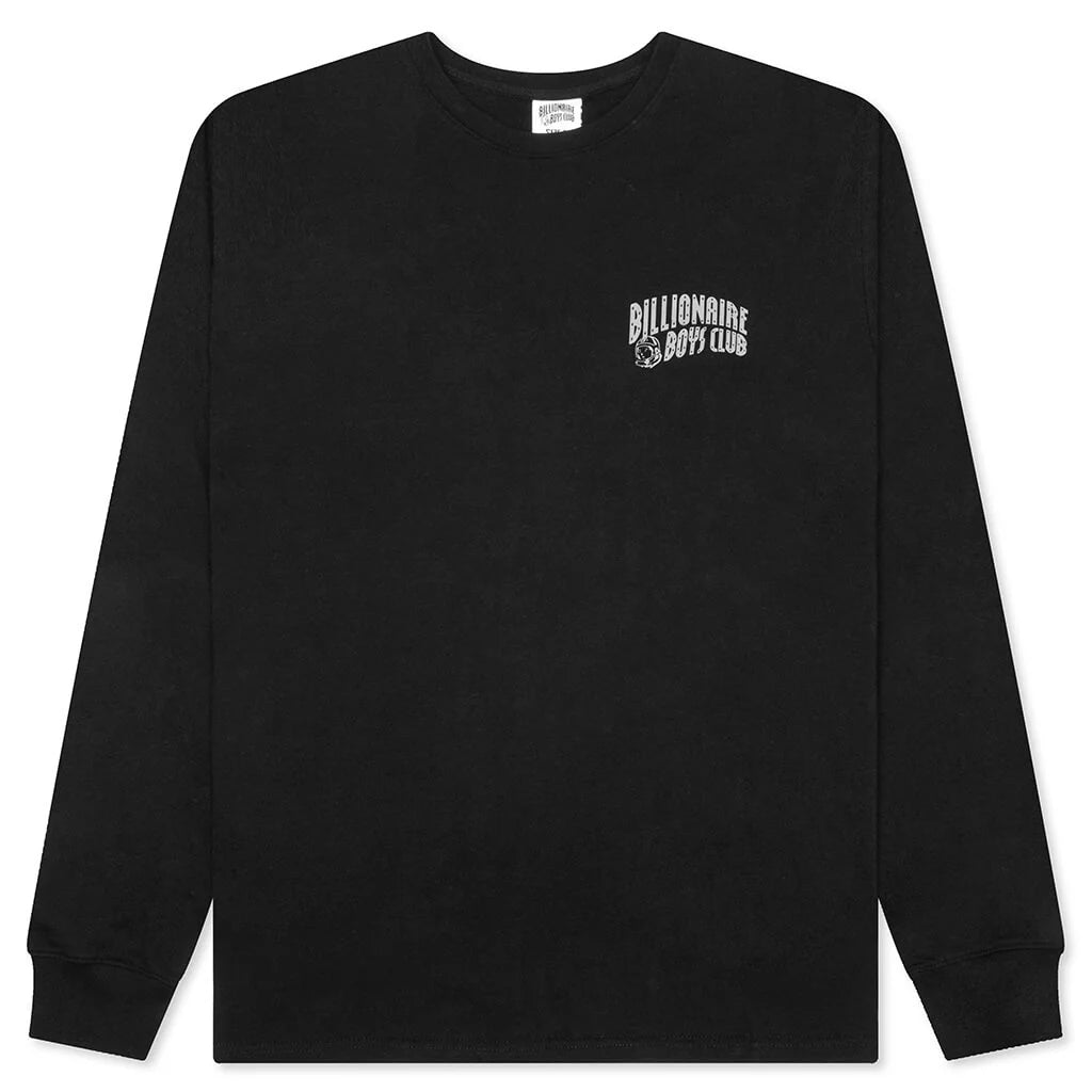 BB Arch L S Tee Black