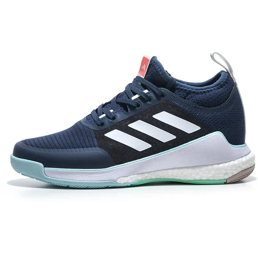 Tênis Adidas Crazyflight Mid Azul Branco Preto