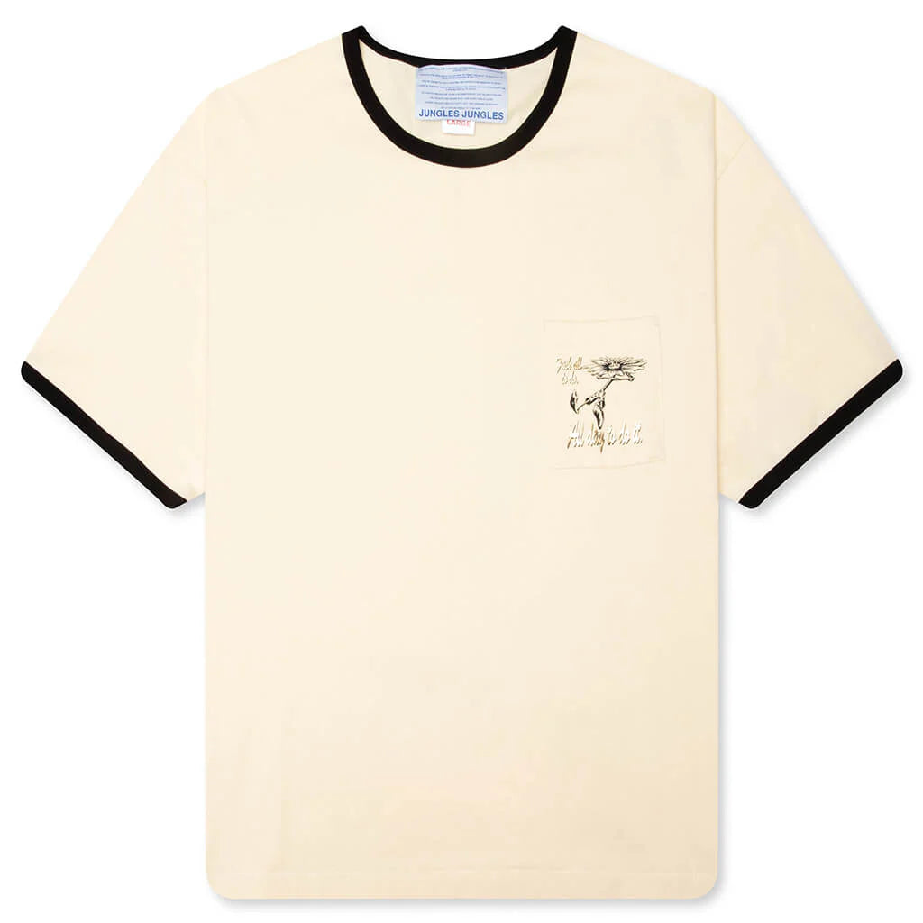 Fuck All To Do Ringer Tee Birch