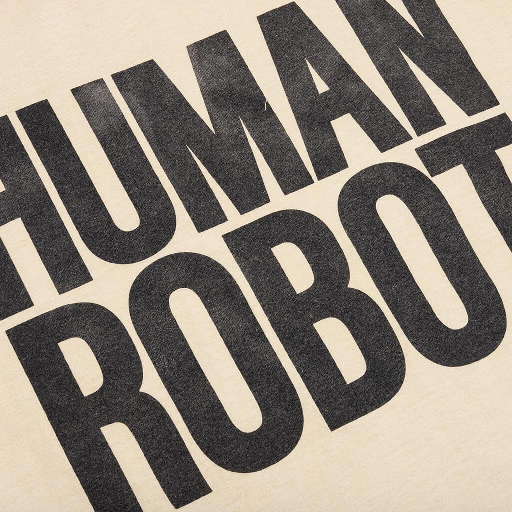 Robot Brain Tee Antique White