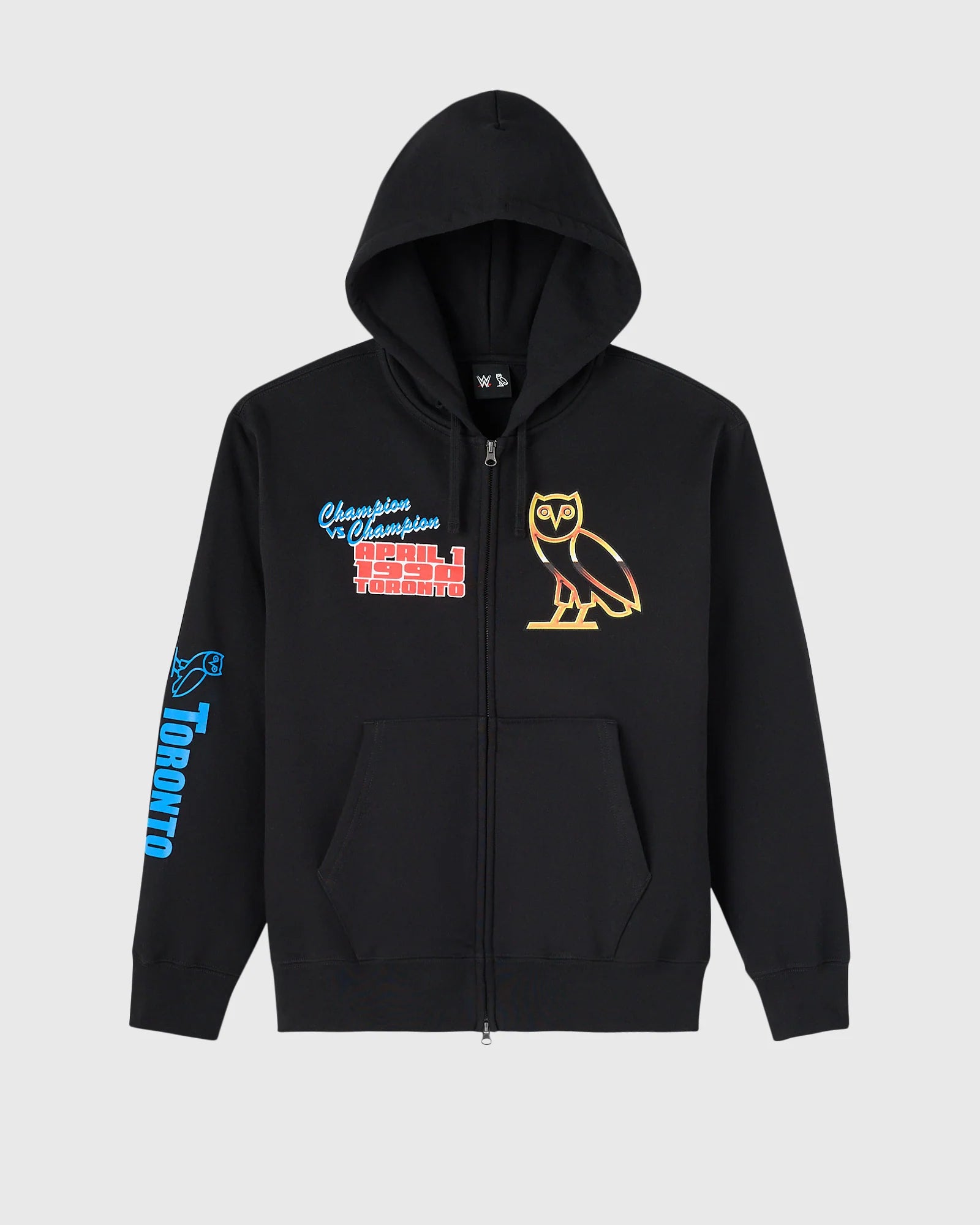 WWE Wrestlemania VI Full Zip Hoodie Black