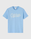 Sports Script Tee Light Blue