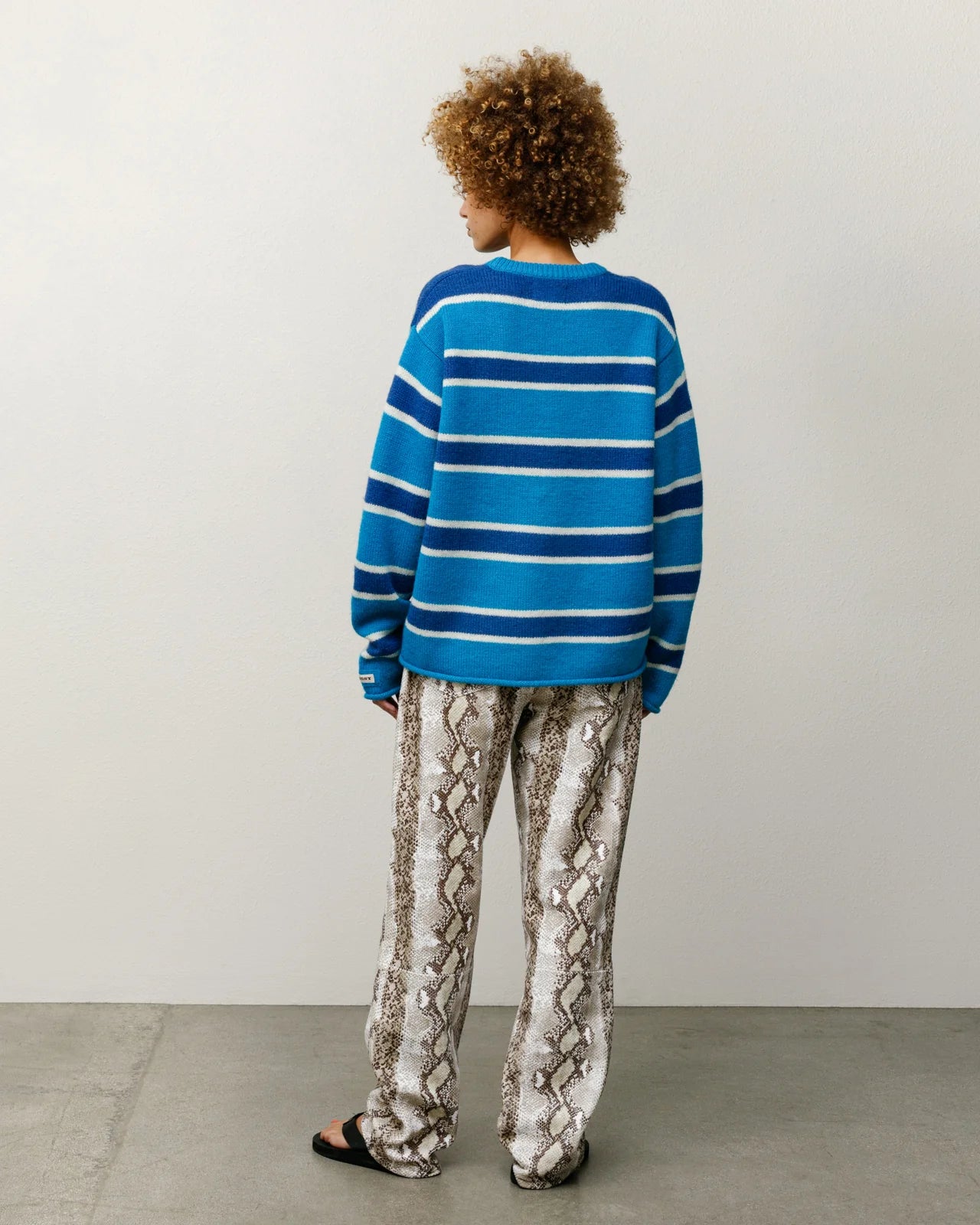 STRIPED WOOL SWEATER
