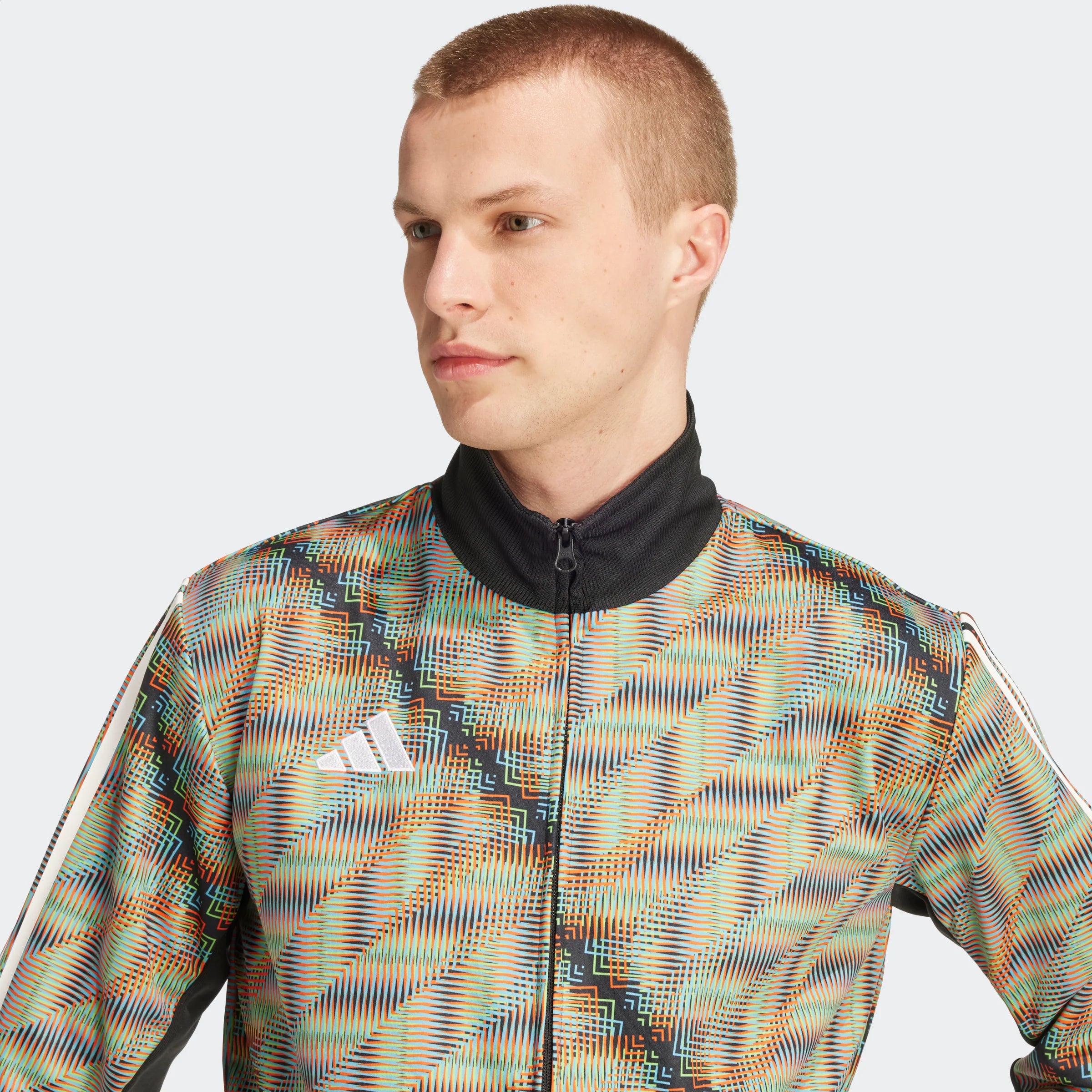 adidas Hispanic Celebration Track Top Black Multicolor