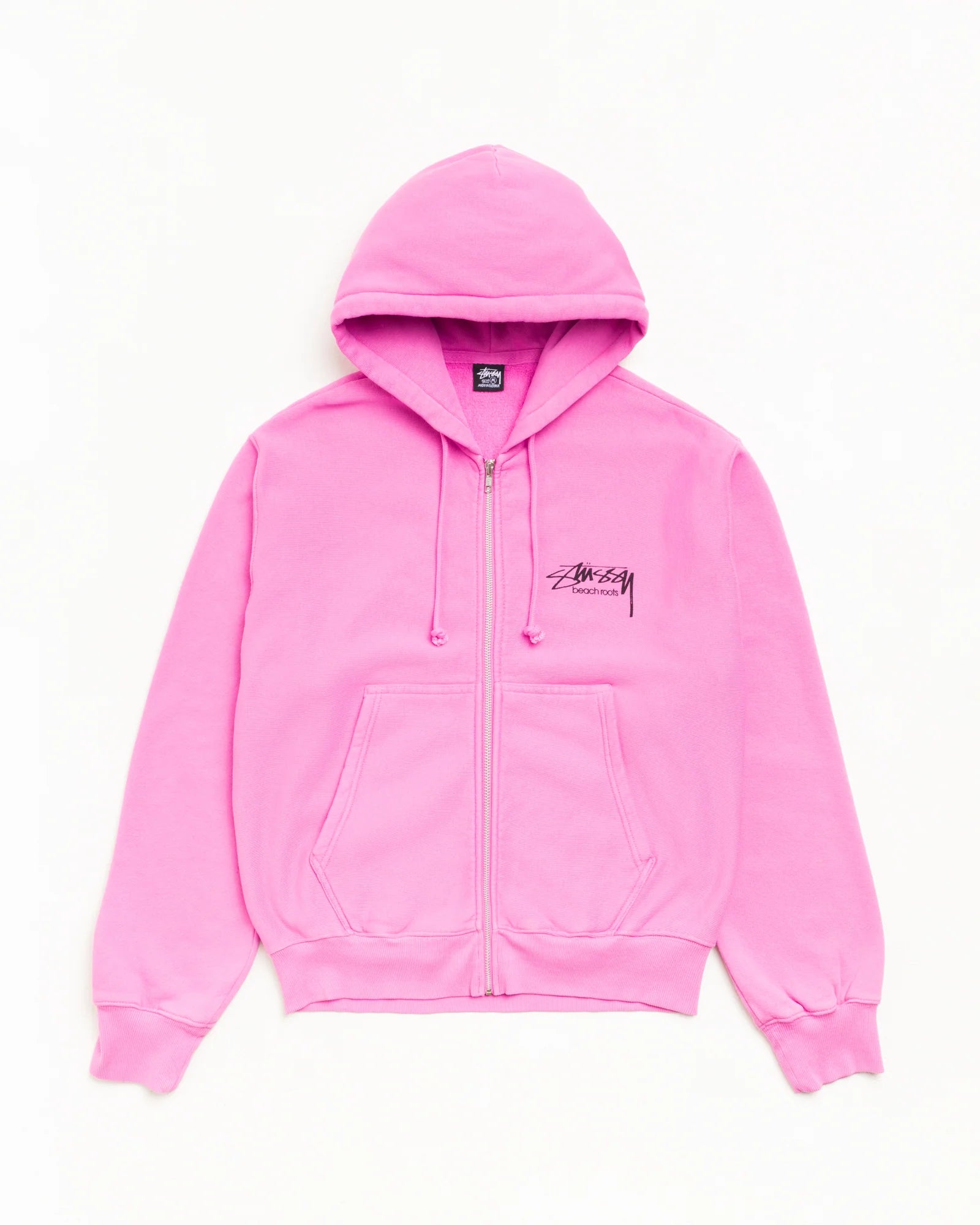 BEACH ROOTS ZIP HOODIE GARMENT DYED