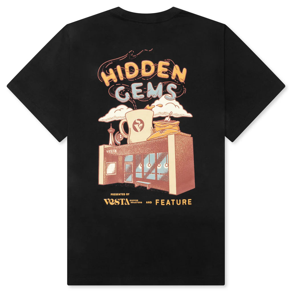 Feature x Vesta Coffee House Tee Black