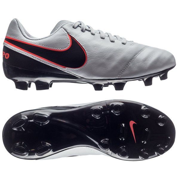 Nike JR Tiempo Legend IV FG Firm Ground Soccer Cleats Pure Platinum Silver
