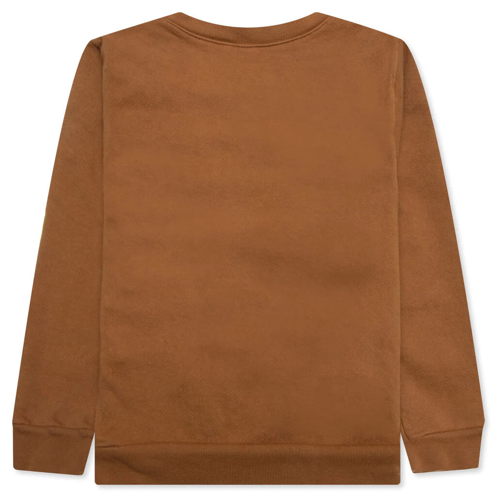 Kids Mushroom Crewneck Ginger