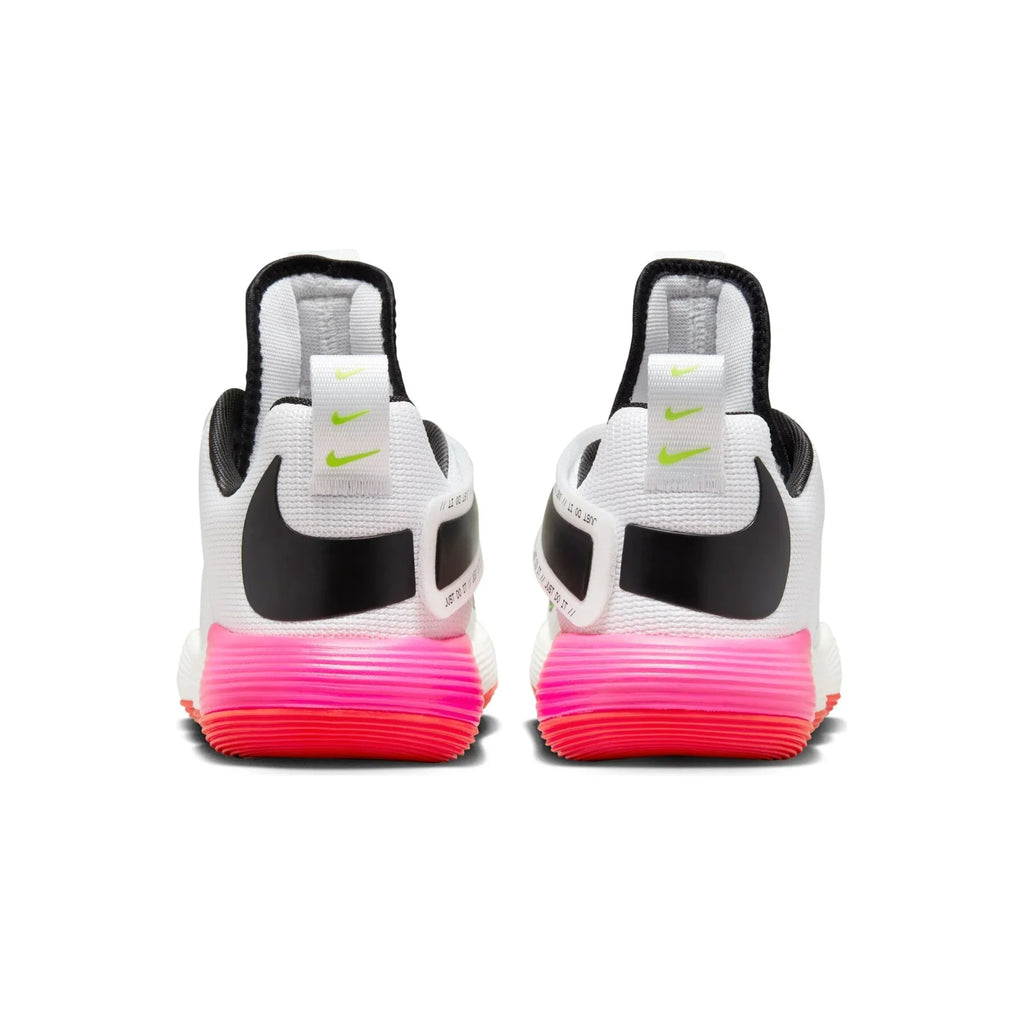 Tênis Nike React HyperSet 1 Vôlei Branco Rosa