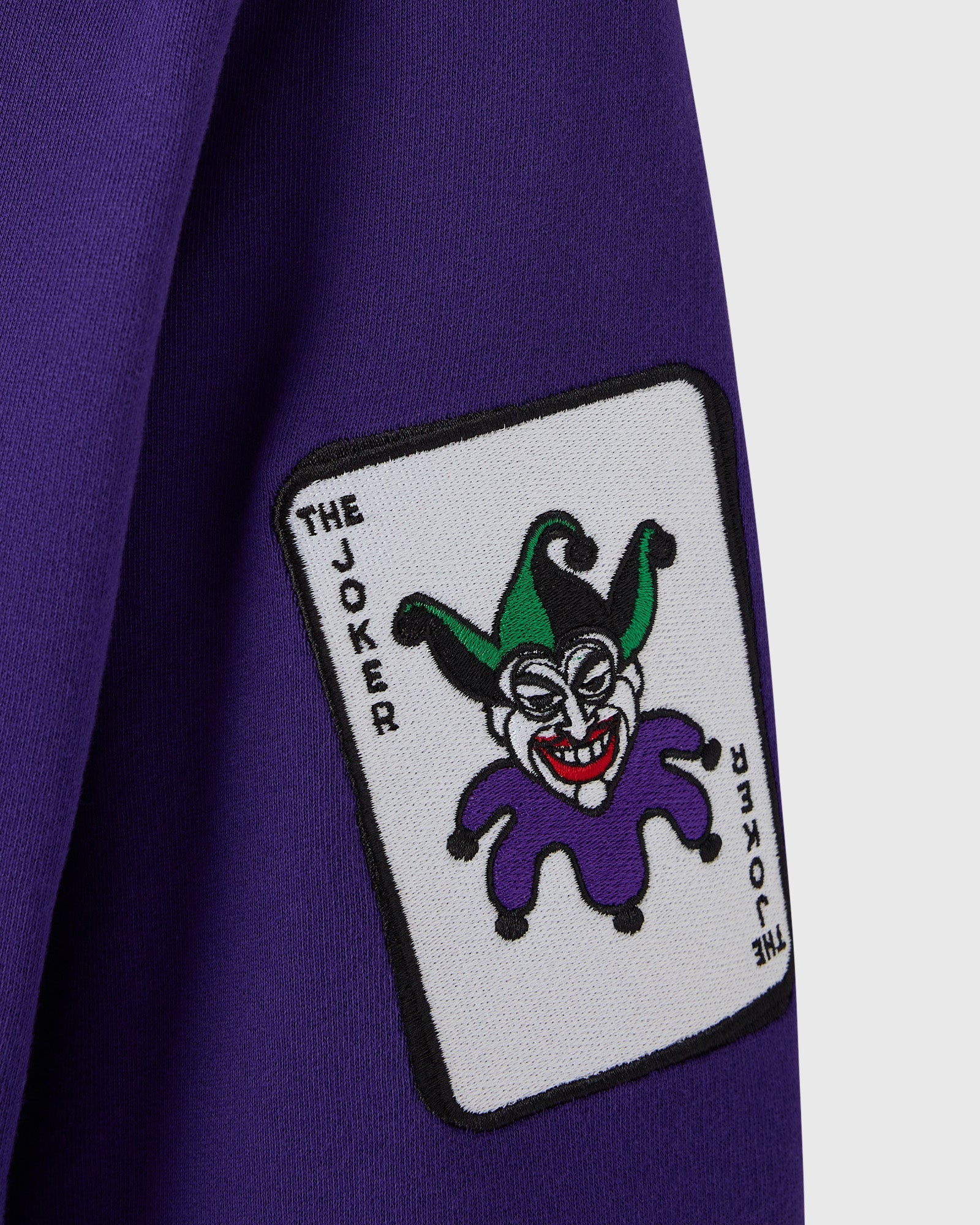 The Joker Defaced Hoodie Violet