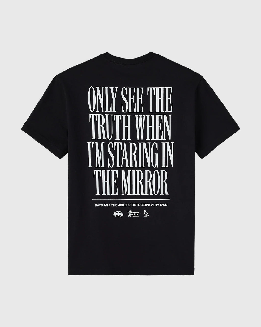 Batman The Joker Mirror Tee Black