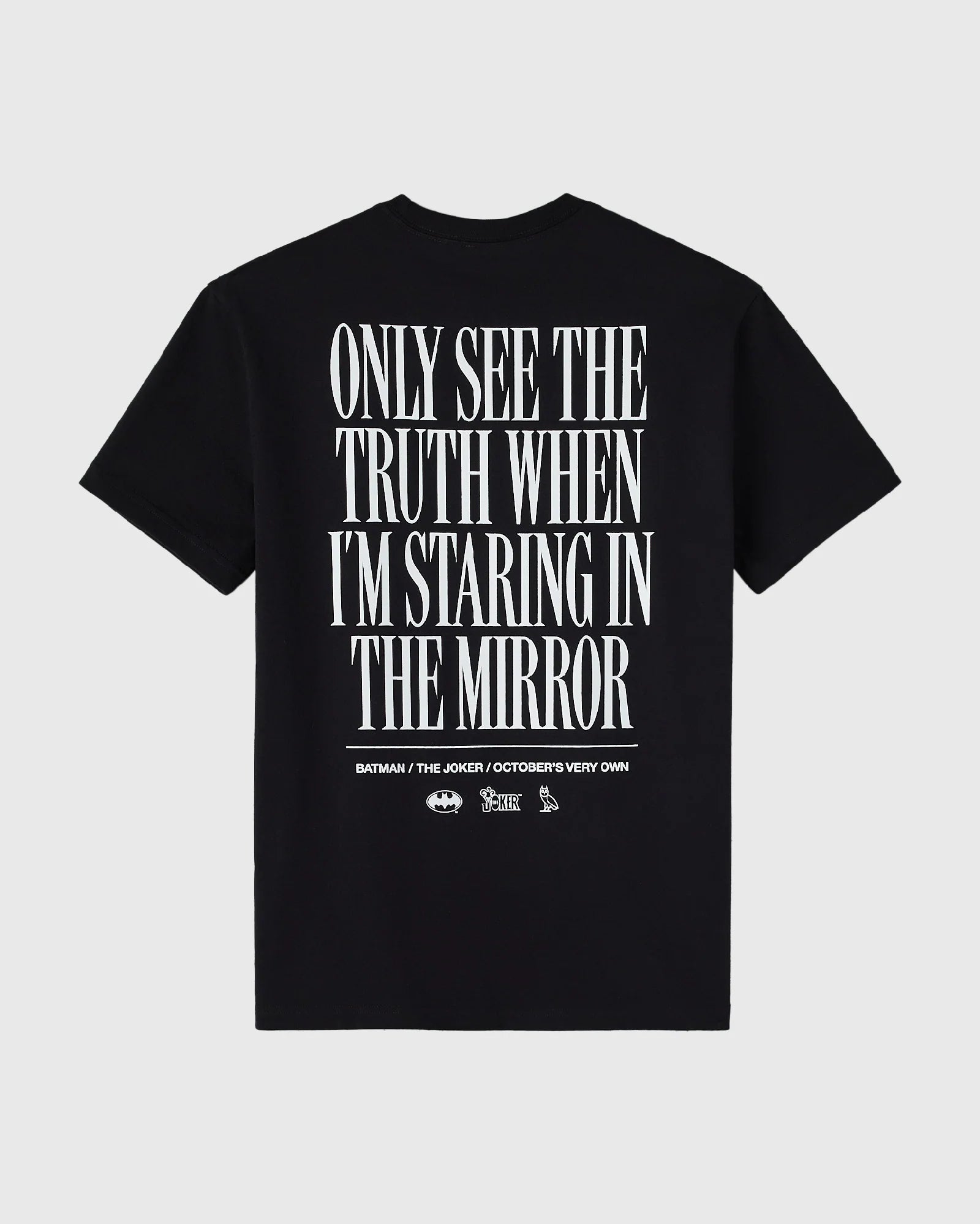 Batman The Joker Mirror Tee Black