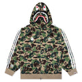 Adidas x BAPE Shark Track Hoodie Crew Green
