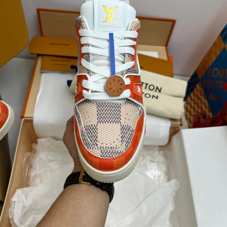 Louis Vuitton LV Trainer 54 Sneakers Orange