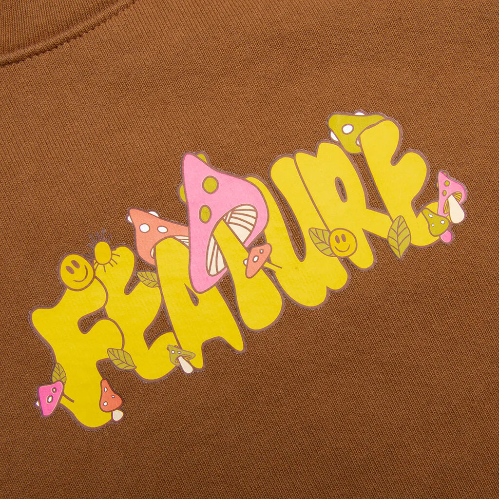 Kids Mushroom Crewneck Ginger