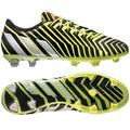 adidas Predator Instinct FG Firm Ground Soccer Cleats Flash Yellow White Dark Grey