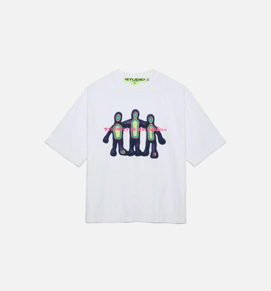Studio Together Mens Short Sleeve Shirt White