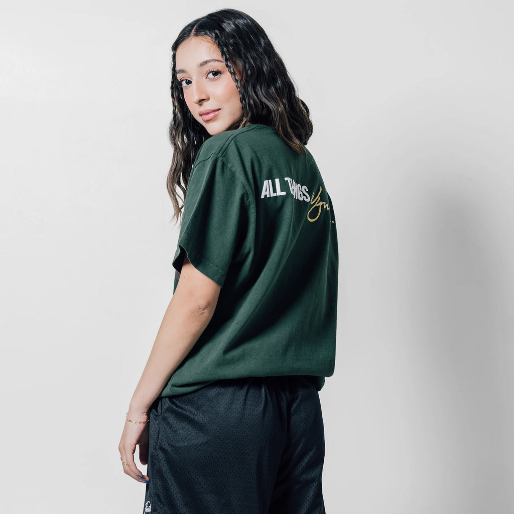Feature x Wynn Logo Lock Up Tee Sea Turtle