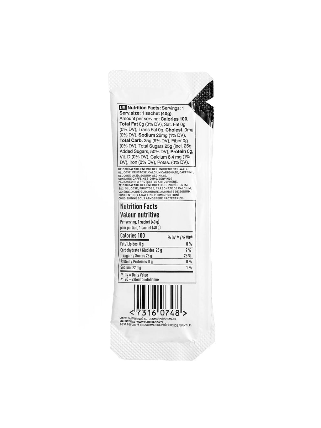 Maurten GEL 100 CAF 100 Box