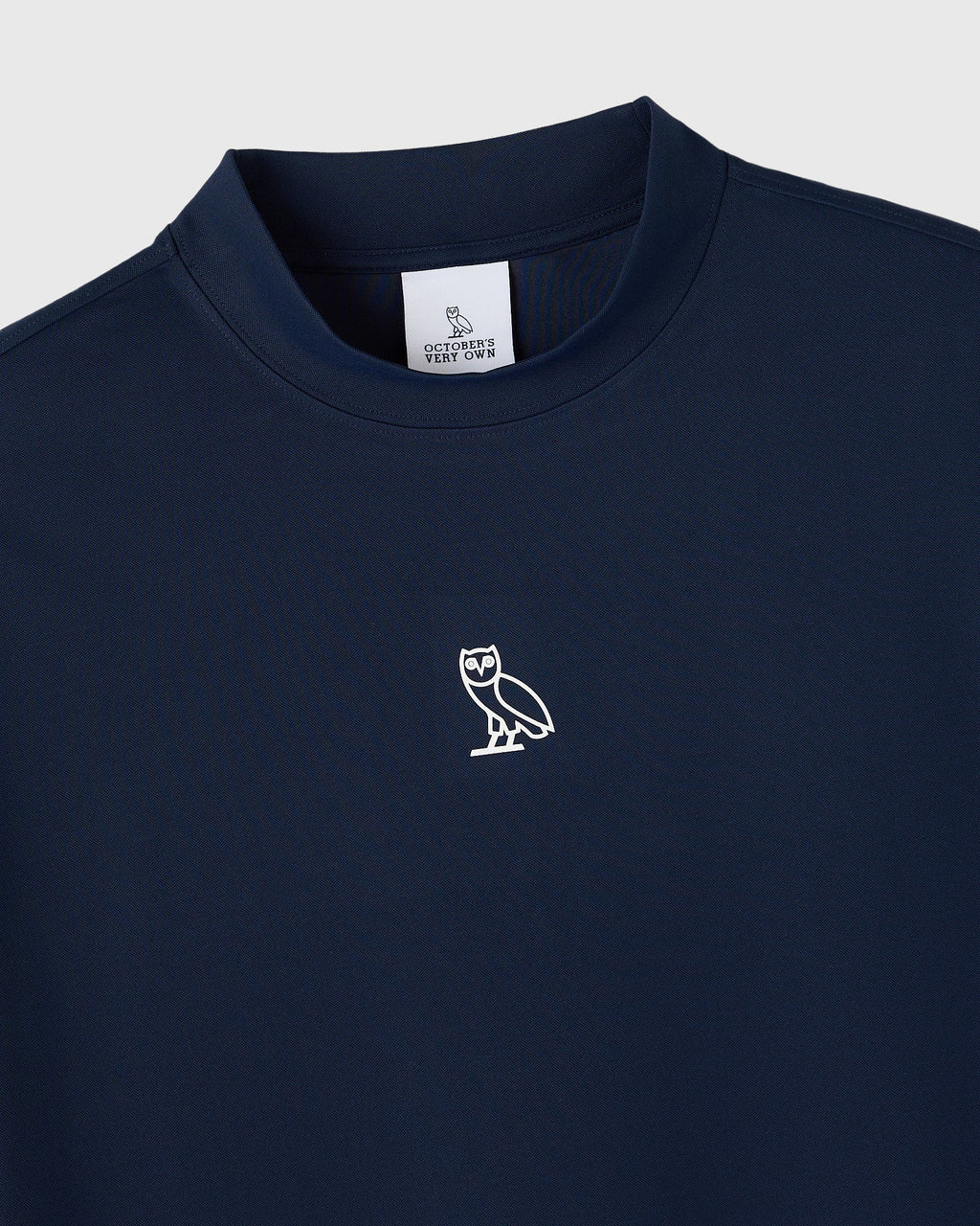 OVO Golf Mockneck Tee Deep Denim